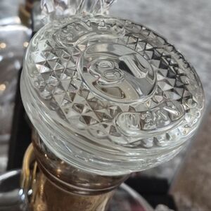 AGED Crystal Decanter Stopper (RARE) for LOUIS Xlll Remy Martin Cognac Bottle.